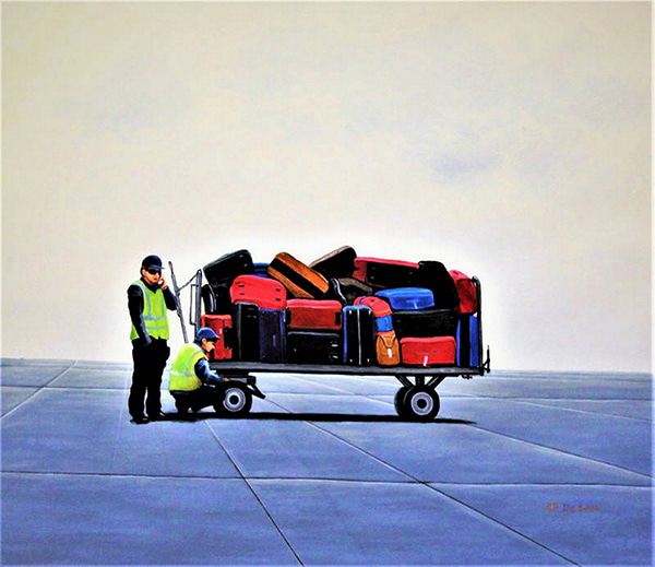 Trouble Behind the Scenes by K D De Silva | Lethbridge Gallery